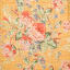 India Ink Mustard Petersham Floral Kanta Stitched Throw - Double detail