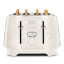 DeLonghi Ballerina 4-Slice Toaster, 1800W - Marble White angle