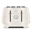 DeLonghi Ballerina 4-Slice Toaster, 1800W - Marble White angle