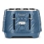 DeLonghi Ballerina 4-Slice Toaster, 1800W - Sapphire angle