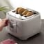 DeLonghi Ballerina 4-Slice Toaster, 1800W - Marble White with bread