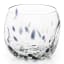 Ngwenya Glass Flecked Organic Short Indented Tumblers, Set of 4 - Black