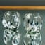 Ngwenya Glass Flecked Organic Short Indented Tumblers, Set of 4 - Black on the table