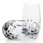 Ngwenya Glass Flecked Organic Highball Tumblers, Set of 4 - Black angle