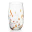 Ngwenya Glass Flecked Organic Highball Tumblers, Set of 4 - Orange