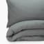 Thread Office Grey Kashmir Waffle Duvet Cover Set - Queen