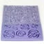 PME Fondant Impression Mat - Rose Design detail with fondant