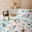 Linen House Camping Bears Duvet Cover Set - Double detail on the bed
