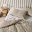 Linen House Linen Athena Duvet Cover Set - King detail on the bed