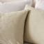 Linen House Stone Rhea Duvet Cover Set - Double detail on pillows