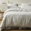 Linen House Chiltern Yarn-Dyed Stripe Duvet Cover Set - King detail on the bed