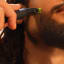 Philips Rechargeable USB OneBlade Hybrid Styler, 2 Combs on beard 
