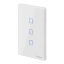 Sonoff White WiFi and RF Smart Light Switch - 3CH angle