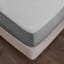 Thread Office Light Grey Washed Cotton Fitted Sheet - Double