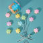 The Biscuitry Pastel Flowers Iced Soetkoekies, 220g
