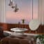 Bang & Olufsen Beosound A9 5th Gen Bluetooth Speaker - Gold Tone in the living room