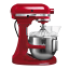 KitchenAid Heavy Duty Bowl-Lift 4.8L Stand Mixer - Empire Red