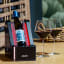 Solenco Life Precision Bottle Wine Cooler on the table with a bottle of wine