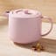 Maxwell & Williams Cafe Life Teapot with Infuser, 1L - Pink on the table