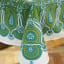 India Ink Paisley Cascade Tablecloth - 6 Seater detail on the table