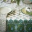 India Ink Paisley Cascade Tablecloth - 6 Seater