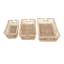 Orange Apple Rattan Baskets, Set of 3