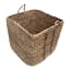 Orange Apple Square Water Hyacinth Basket - Large