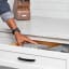 Chef's Choice DC-1520 Rechargeable Angle Select Electric Knife Sharpener stored in a drawer