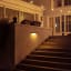 Litehouse Solar Outdoor Wall Light with Motion Sensor on the wall