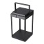 Litehouse Solar Outdoor Lantern with Touch Control - Black angle