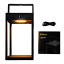 Litehouse Solar Outdoor Lantern with Touch Control-blck