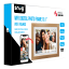 Snug Frameo Wooden-Finish Wi-Fi Digital Photo Frame, 25cm packaging