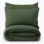 Thread Office Deep Green Kashmir Waffle Duvet Cover Set - King