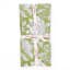 India Ink Green Thistle Contrast Pillowcases, Set of 2