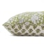 India Ink Green Thistle Contrast Pillowcases, Set of 2 detail on the pillow