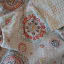 India Ink Pretty Medallion Kantha Stitched Throw - Double detail
