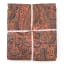 India Ink Rust King Paisley Kantha Stitched Throw - Single
