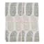 India Ink Green Tonal Paisley Kantha Stitched Throw - Single