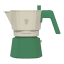 Pezzetti Future Express Moka Pot, 3 Cups - Green