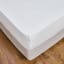Thread Office White Brushed Cotton Fitted Sheet - Queen