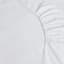 Thread Office White Brushed Cotton Fitted Sheet close up