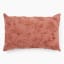 Thread Office Rust Floral Cotton Chenille Jacquard Scatter Cushion with Feather Blend Inner, 40cm x 60cm