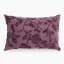 Thread Office Plum Floral Cotton Chenille Jacquard Scatter Cushion with Feather Blend Inner, 40cm x 60cm
