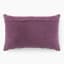 Thread Office Plum Floral Cotton Chenille Jacquard Scatter Cushion with Feather Blend Inner, 40cm x 60cm