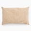 Thread Office Oatmeal Floral Cotton Chenille Jacquard Scatter Cushion with Feather Blend Inner, 40cm x 60cm