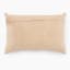 Thread Office Oatmeal Floral Cotton Chenille Jacquard Scatter Cushion with Feather Blend Inner, 40cm x 60cm