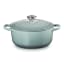 Le Creuset Sea Salt Signature 3.3 Litre Round Cast Iron Casserole, 22cm
