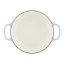 Le Creuset Sea Salt Signature 4.2 Litre Round Cast Iron Casserole, 24cm angle