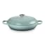 Le Creuset Sea Salt Signature 3.5 Litre Shallow Casserole, 30cm angle