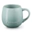 Le Creuset Coupe Collection Sea Salt Coupe Stoneware Mug, 320ml angle